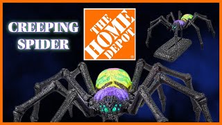 Home Depot Creeping Spider & Posable Spider Halloween 2026 Animatronic Prop Unboxing & Full Demo!