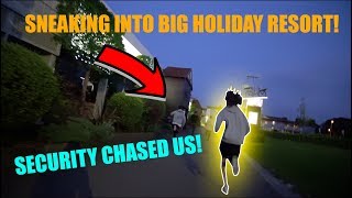 SNEAKING INTO BUTLINS HOLIDAY RESORT (SECURITY CHASED US)