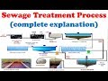 Sewage treatment plant working with explanation | Wastewater treatment process description
