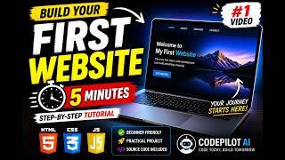 Celebrity Build Your First Website in 5 Minutes ⚡ | HTML CSS Beginner Tutorial Net Worth