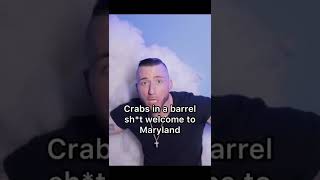 Crabs in a barrel, welcome to Maryland 🦀💯🔥