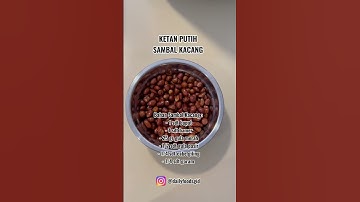KETAN PUTIH SAMBAL KACANG #shorts #dailyfoodsgid