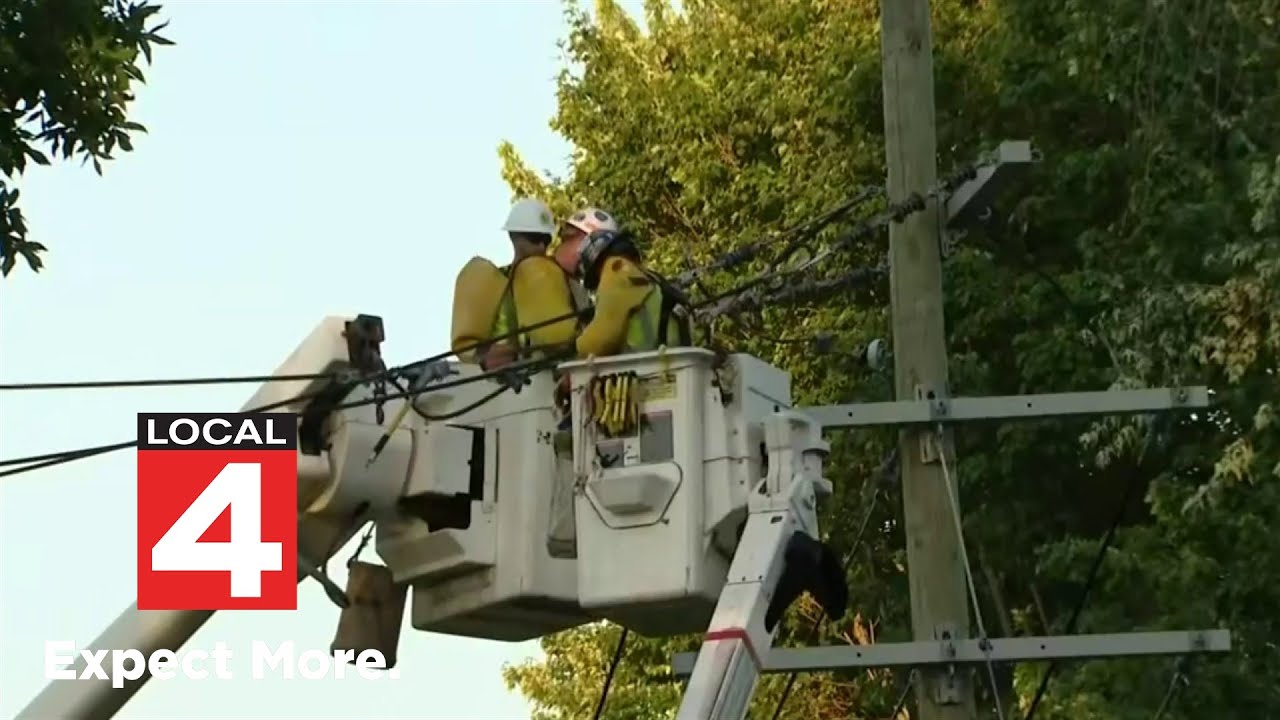 Thousands of people on third night without power after storms - YouTube