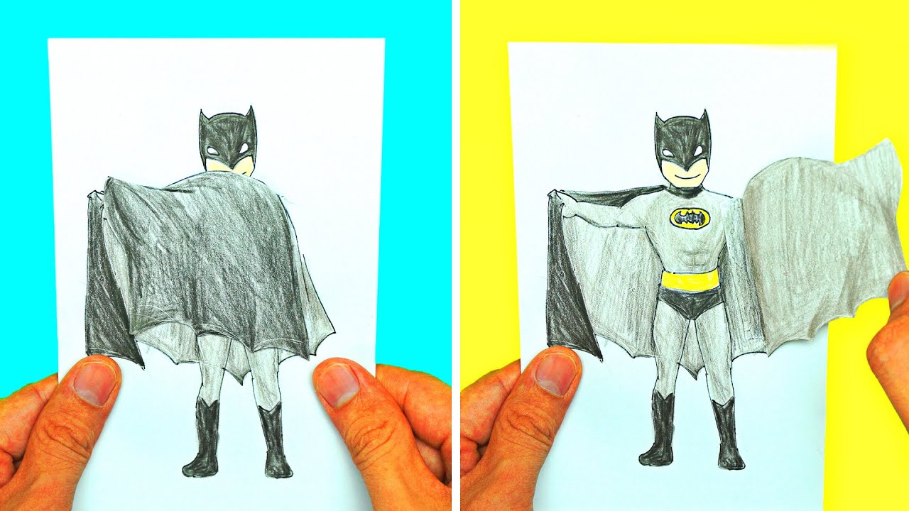 DIY BATMAN Crafts || Fast-n-Easy|| Crafts for kids || Everyday Crafts -  YouTube