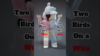 Two birds on a wire 🐦 || roblox edit