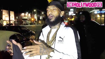 Nipsey Hussle Is In High Spirits While Celebrating NBA All-Star Weekend With James Harden 2.15.18