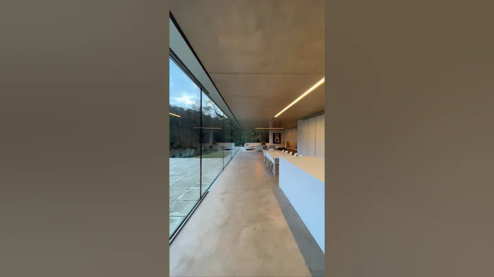 Inside a Minimalist Home Made Of Concrete | Old Vs New #luxuryhomes #ukhousetour #shorts