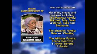 Marie Celine Bernadette Combie long