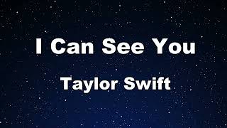 Karaoke♬ I Can See You - Taylor Swift 【No Guide Melody】 Instrumental, Lyric Resimi