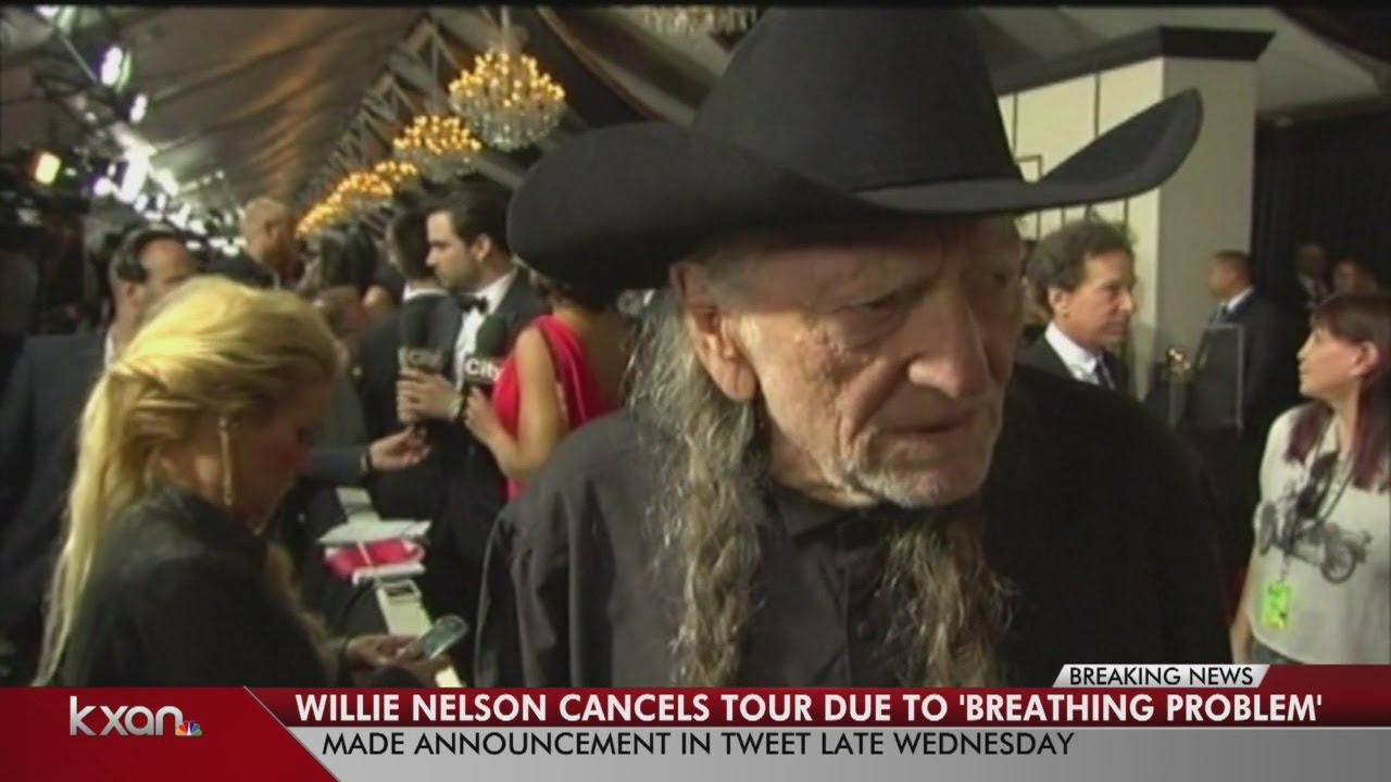Willie Nelson Cancels Tour due to 'Breathing Problem'