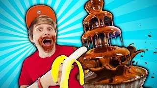 Fiz Uma Fonte De Chocolate Infinito Me Sujei Todo