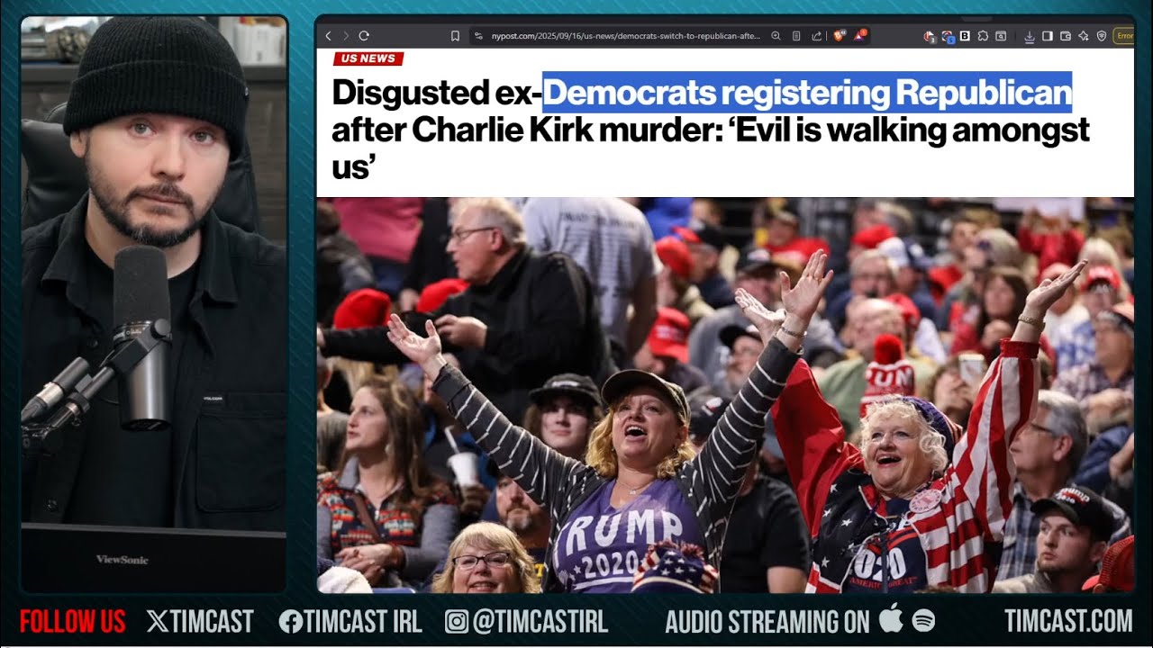 Democrats Quit Party Over Charlie Kirk Assassination, Join GOP | Tim Pool