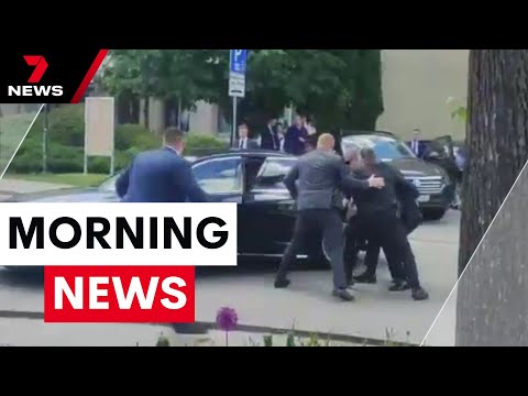 Slovakia PM narrowly escapes assassination | 7 News Australia