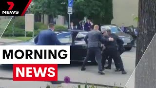 Slovakia Pm Narrowly Escapes Assassination 7 News Australia