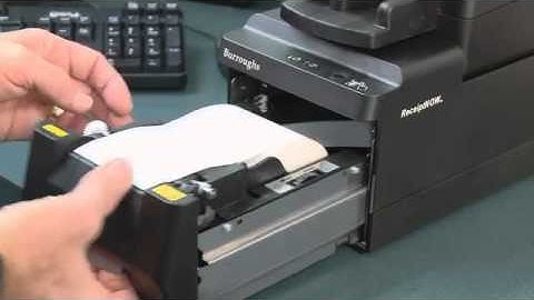 Burroughs SmartSource ReceiptNOW  Check Scanner & Thermal Receipt Printer All-in-One