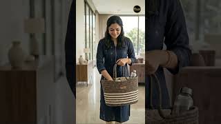 Monaco Hand Basket 🧺 | Stylish &amp; Durable Storage Solution | Best Home Organizer
