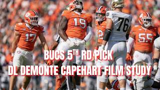 Bucs 5th Round Pick DL Demonte Capehart Film Study l 2026 Tampa Bay Buccaneers