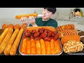 ASMR MUKBANG RICE CAKE Tteokbokki Fire Noodles Hot Dog Sausage Recipe Eating ASMR MUKBANG RICE CAKE Tteokbokki Fire Noodles Hot Dog Sausage Recipe Eating