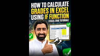 How to Calculate Grades in Excel Using IF Function in U(Excel 2016 Tutorial)