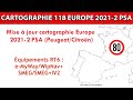 Mise  jourupgrade cartographie europe 20212 emywaywipnav rt6 smeg smegiv2