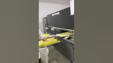 Corrugated cardboard box, color full format printing machine #digitalprinting #packagingmachine