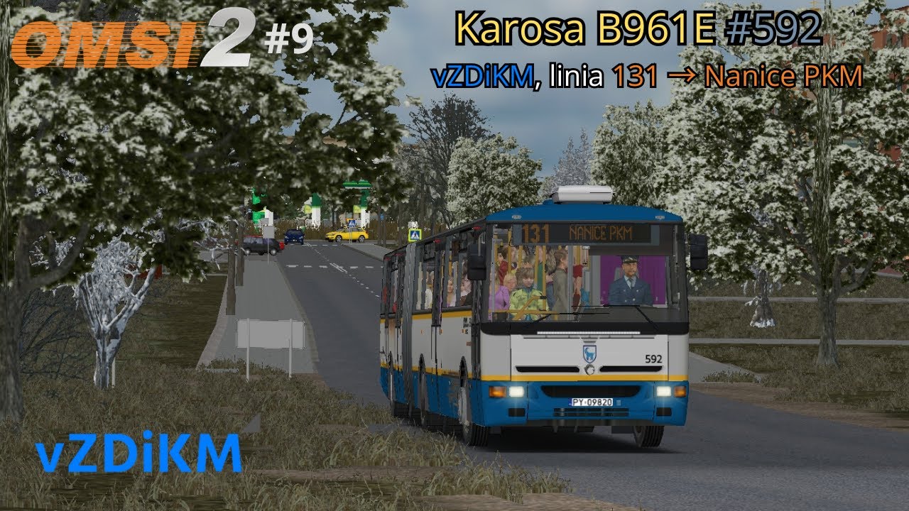 [OMSI 2 #9] Karosa B961E #592 | vZDiKM (linia 131).