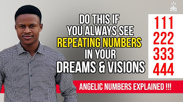 Do this if you keep seeing numbers in your dreams and visions 111 222 333 | Joshua Generation