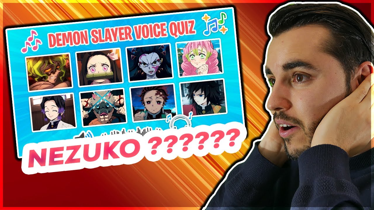 DEVINE la VOIX des PERSOS de DEMON SLAYER ! YouTube