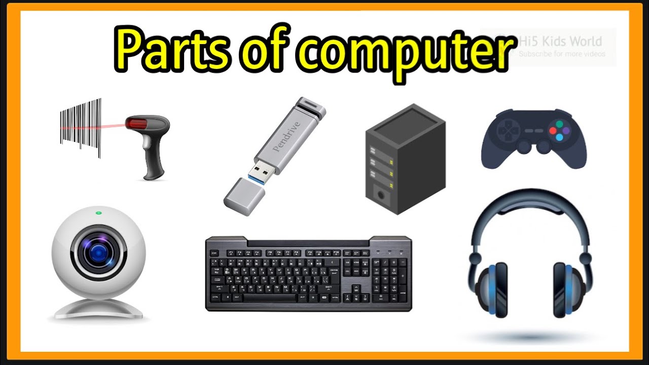 15 computer parts name in English |computer parts name | name of ...