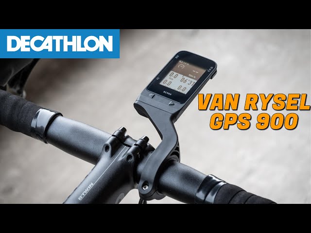 Decathlon: Ciclocomputer Van Rysel GPS 900 - YouTube