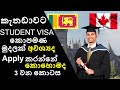කැනඩා වීසා Canada Study Permit 2020 in Sinhala Part 3 of 3 - Visa එකකට apply කරන පිළිවෙල