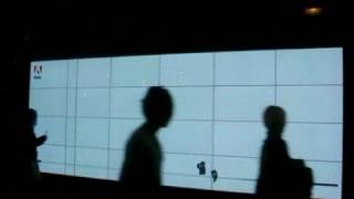 Adobe interactive video wall