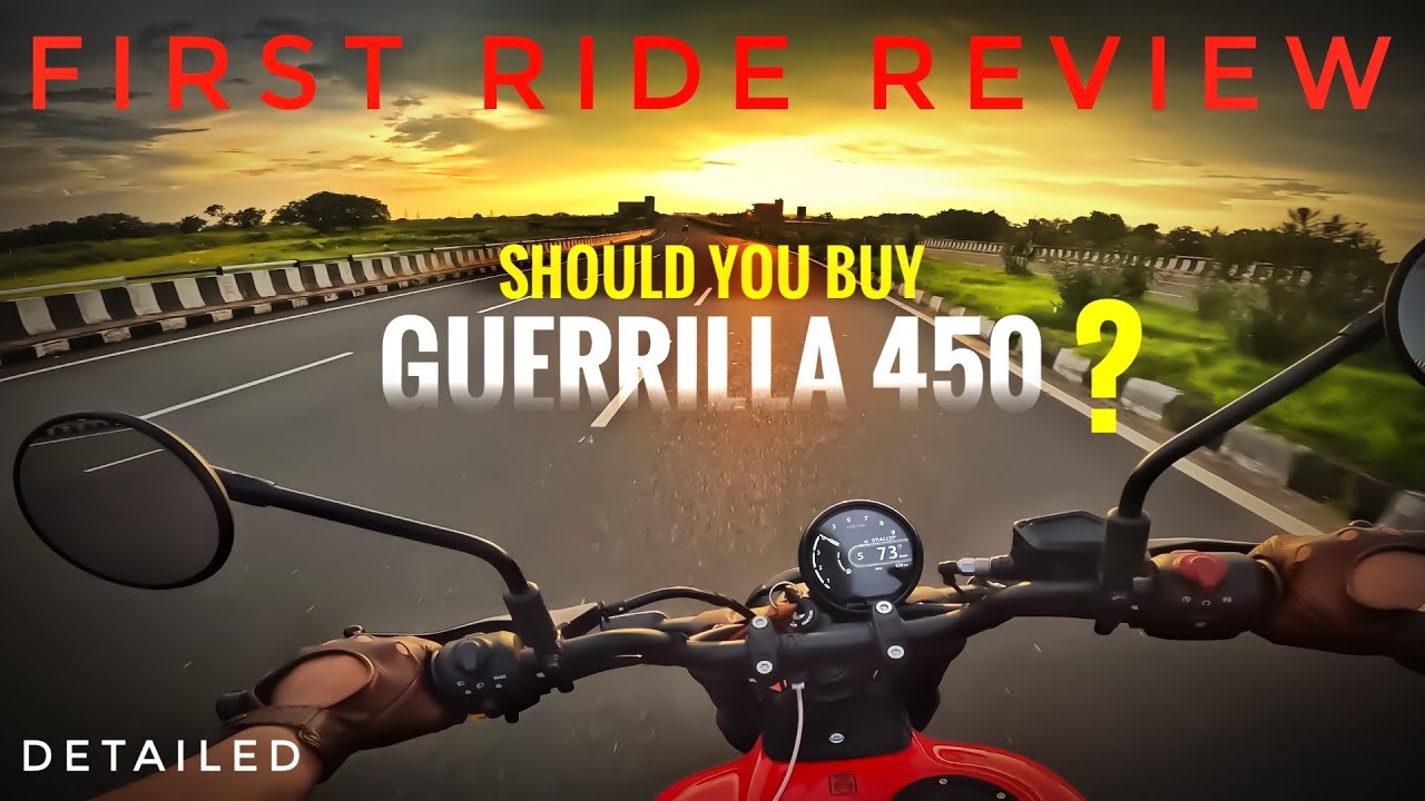 GUERRILLA 450 In-depth Ride Review | First Ride | Is it worth buying ? Pros and cons.
