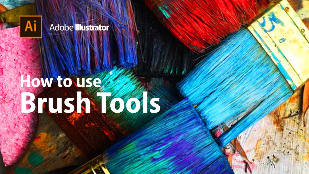 10 How to use Brush tools in Adobe Illustrator Sinhala - YouTube