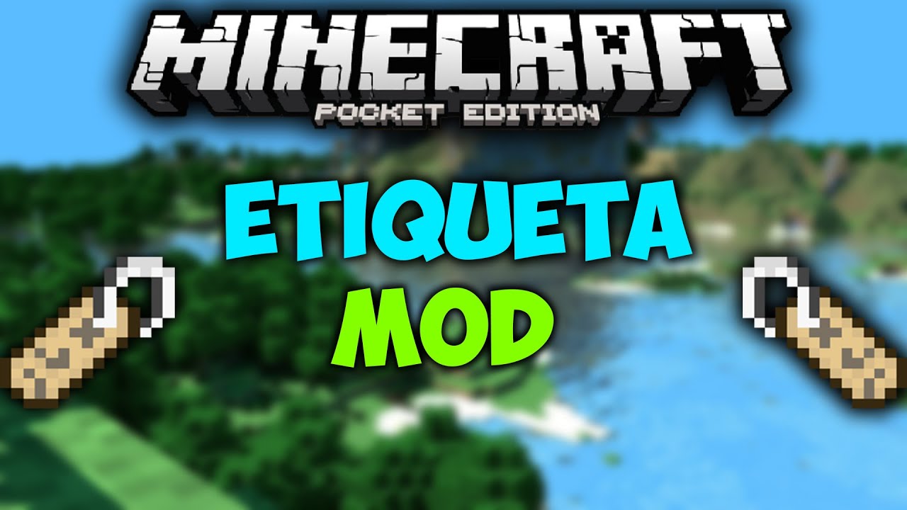 Etiqueta MOD! (NameTag) Minecraft PE 0.12.1 YouTube