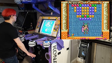 Magical Drop II (Neo Geo) on a DanceManiaX machine