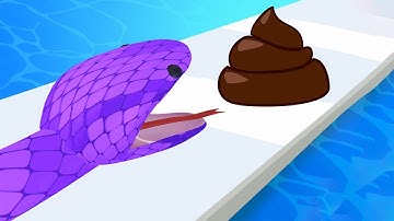 Snake Run Race - Gameplay Walkthrough - All Levels (IOS, Android)