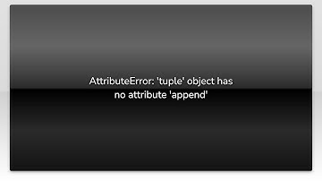 AttributeError: 