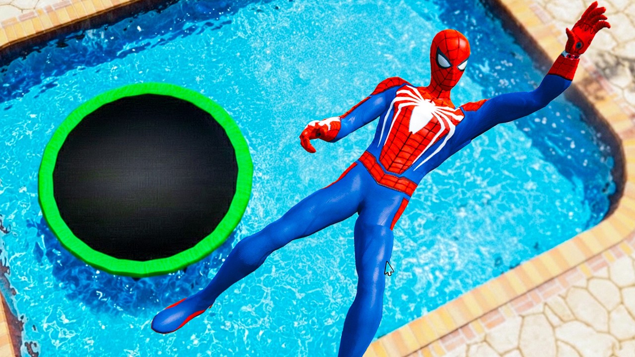 GTA 5 Ragdolls SPIDERMAN Jumps/Fails (Euphoria Physics) Ep.4