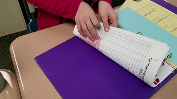 McGee 2nd Grade Students Track Progress in Personal Data Binders