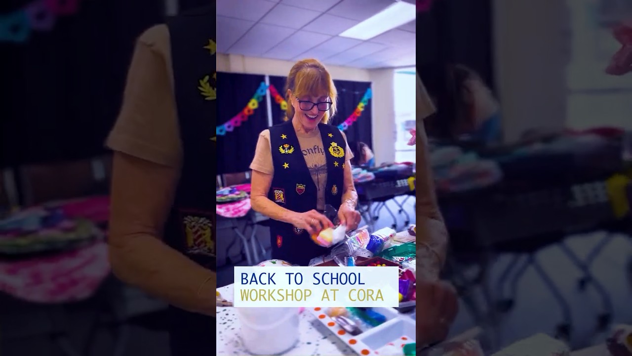 Terry Sand and Leila Ghasempor #backtoschool  #artforchildren #dragonflycommunityarts #sanmateo