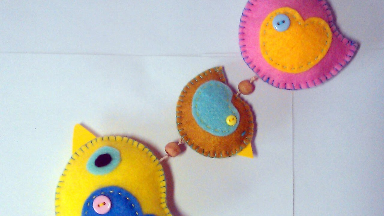 Make A Cute Hanging Felt Bird Decoration Diy Home Guidecentral Make A Cute Hanging Felt Bird Decoration Diy Home Guidecentral You