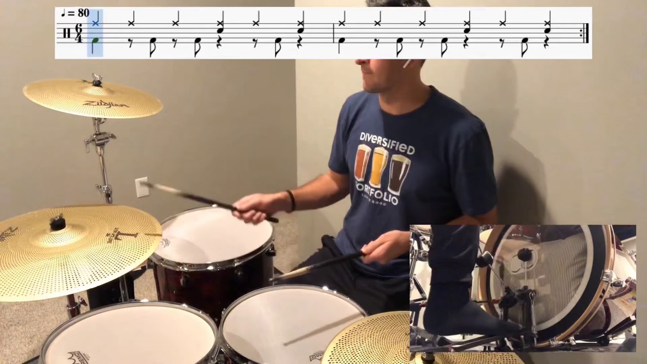 Beginner 6/4 Drum Beat (Nov. 16) YouTube