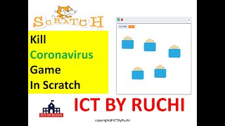Kill Corona Virus Game in Scratch  | coding for kids 2020 in Hindi | (corona game tutorial) screenshot 1