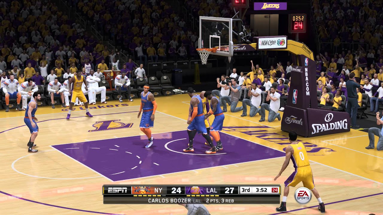 [XB1] NBA Live 15: Los Angeles Lakers vs New York Knicks  | Full Game (EA Access) (1080p)