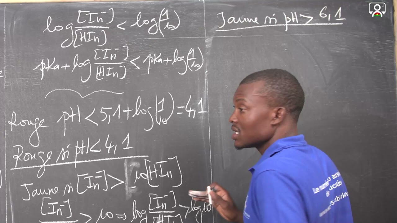 Exercice PC TleD Chimie Chapitre04 Séq04 CLASSIFICATION DES COUPLES ACIDE BASE DANS L'EAU