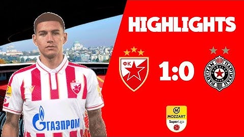 Mozzart Bet SuperLiga Srbije | FK Crvena zvezda - FK Partizan 1:0 | Highlights