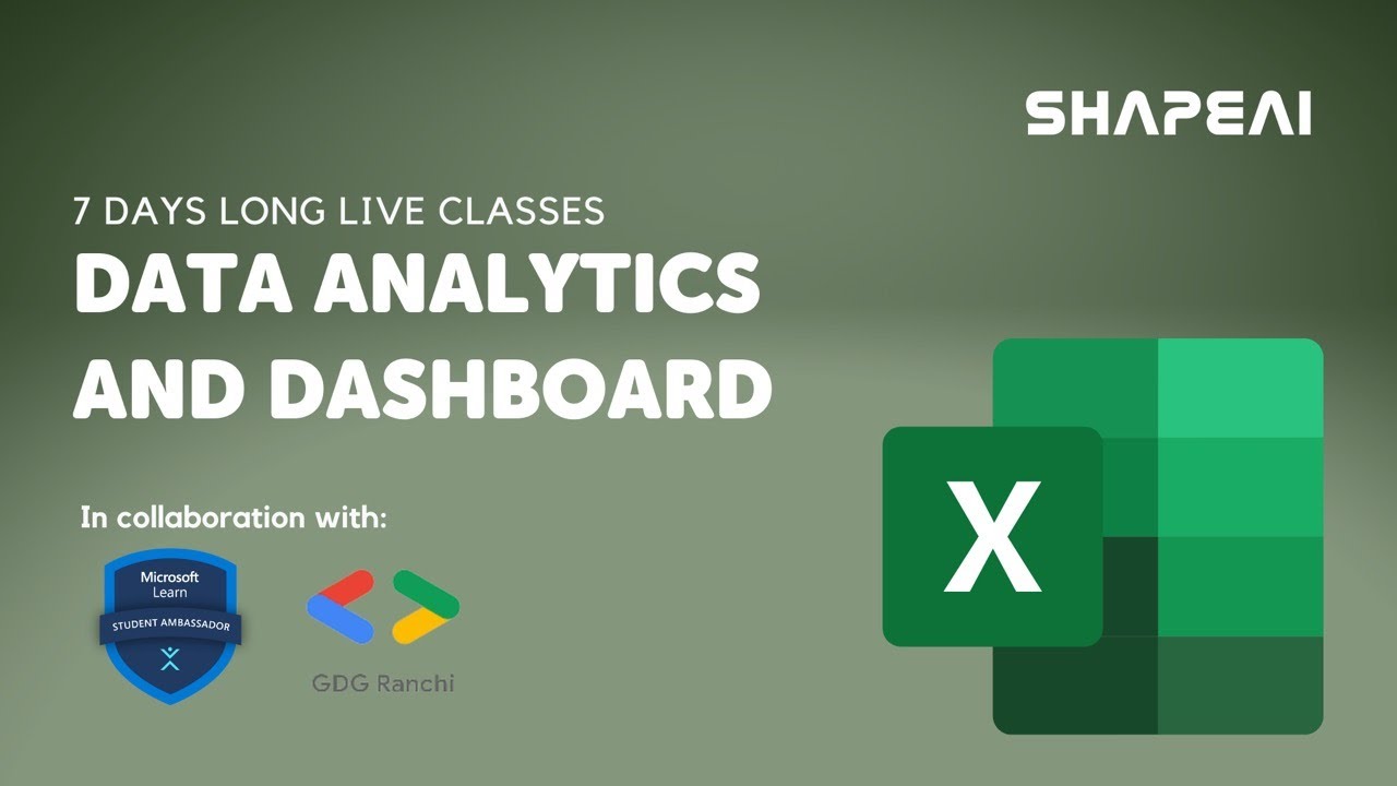 Data Analysis and Data Dashboards in Excel : Day-3