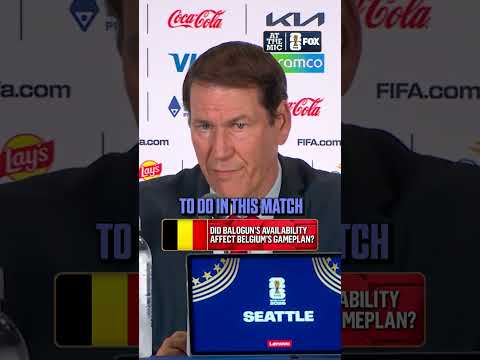 Rudi Garcia's response to Belgium's preparation ahead of Balogun's availability