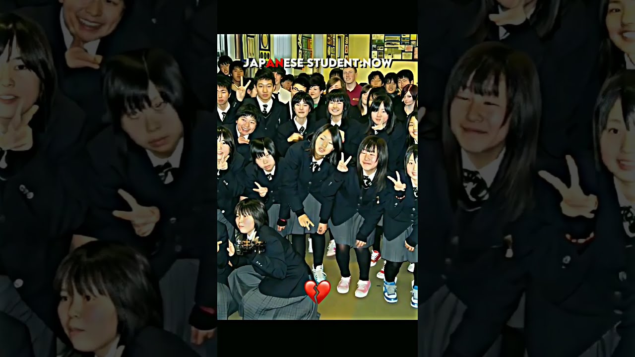 Japanese Student In 2010 Vs 90 S Youtubeshorts Shorts